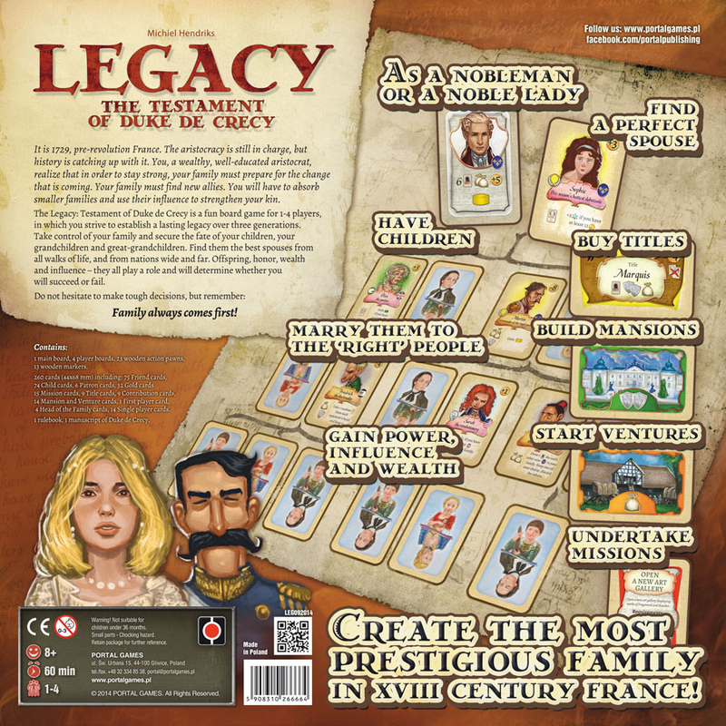 Legacy The Testament of Duke de Crecy